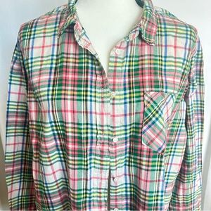 J Crew button down long sleeve shirt size 16